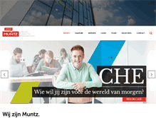 Tablet Screenshot of muntz.nl
